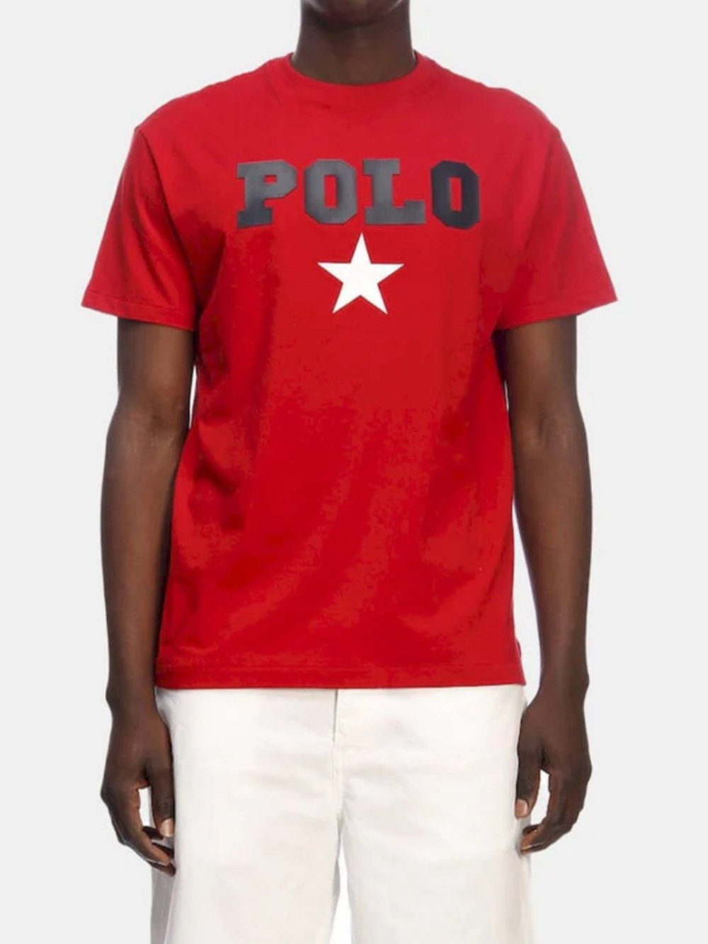 New Polo by Ralph Lauren Red Graphic Star Short Sleeve Tee Sz XL